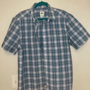 Lacoste Blue and Green Dress Shirt